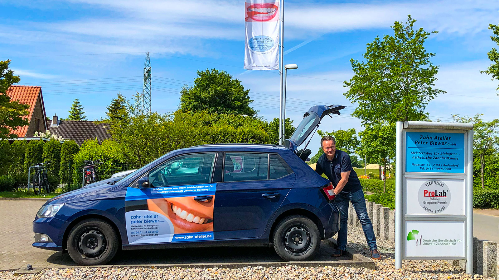 Zahn-Atelier Peter Biewer bietet ausreichend Parkplätze