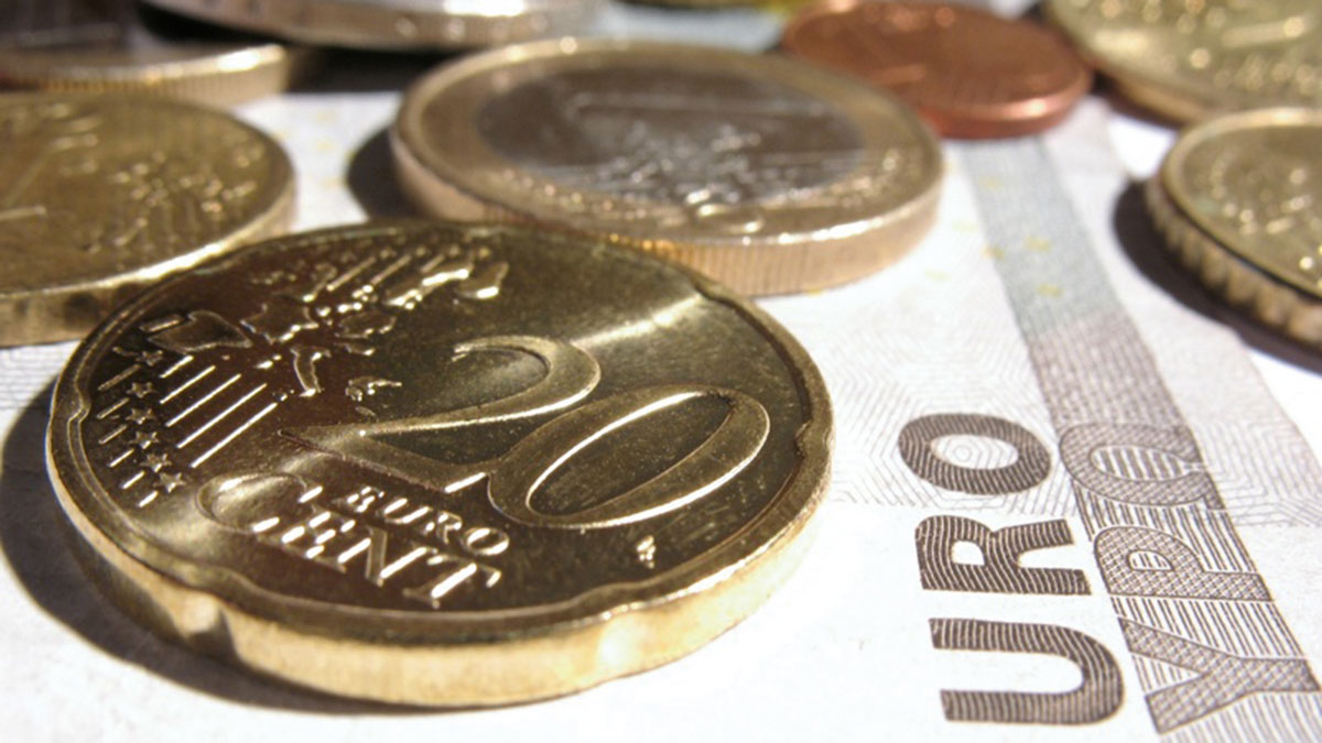 Euro-Münzen und -Schein